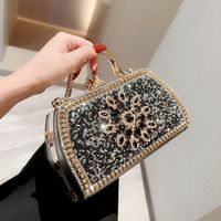 Rhinestone Solid Color Square Evening Bags main image 4