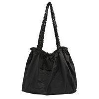 Women's Large Nylon Solid Color Basic Classic Style Magnetic Buckle Shoulder Bag main image 3