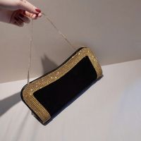Velvet Solid Color Evening Bags main image 4