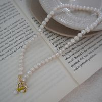Simple Style Flower Freshwater Pearl Women's Necklace sku image 2