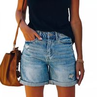 Women's Casual Streetwear Solid Color Shorts Jeans main image 3