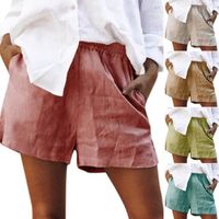 Women's Casual Simple Style Solid Color Shorts main image 1