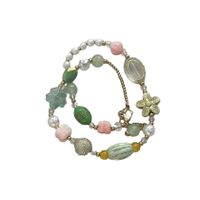 Elegant Sweet Flower Plastic Natural Stone Women's Bracelets main image 3