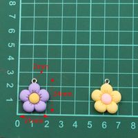 1 Piece 21 * 24mm Resin Flower Pendant main image 2