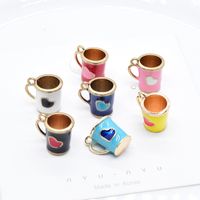 10 Pieces Alloy Color Block Pendant main image 5