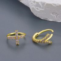 1 Piece Nose Rings & Studs Simple Style Classic Style Solid Color Copper Inlay Zircon Nose Rings & Studs main image 2