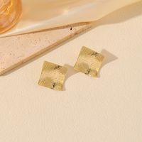 1 Pair Business Simple Style Commute Geometric Zinc Alloy 14K Gold Plated Ear Studs main image 4