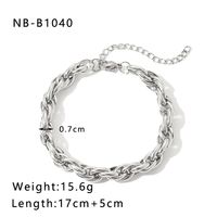 304 Stainless Steel IG Style Simple Style Geometric Star Bracelets main image 4
