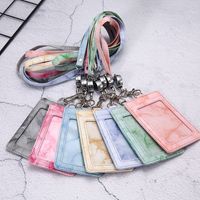 Unisex Solid Color Pu Leather Hook Loop Card Holders main image 1