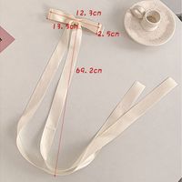 Women's Simple Style Classic Style Bow Knot Alloy Cloth Hair Clip sku image 1