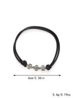 Casual Simple Style Commute Tortoise Flower Skull Alloy Leather Women's Bracelets main image 2