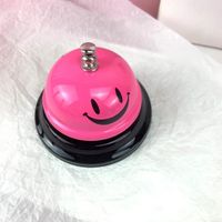 Cute Iron Letter Smiley Face Bell sku image 12