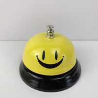 Cute Iron Letter Smiley Face Bell sku image 9