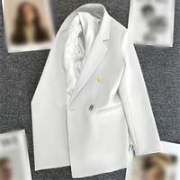 Women's Long Sleeve Blazers Pocket Simple Style Solid Color main image 5