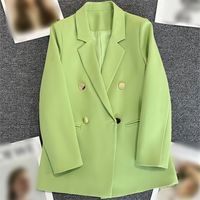Women's Long Sleeve Blazers Pocket Simple Style Solid Color main image 2