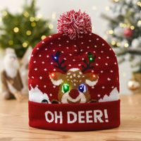 Cartoon Style Cute Christmas Tree Snowman Elk sku image 1