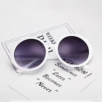 Casual Vintage Style Classic Style Solid Color Ac Round Frame Full Frame Women's Sunglasses main image 1