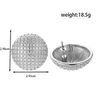 1 Paar IG-Stil Französische Art Einfacher Stil Dreieck Geometrisch Runden Edelstahl 304 Ohrstecker main image 7