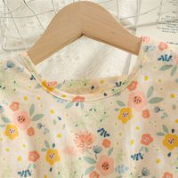 Princesse Petites Fleurs Coton Filles Robes main image 3