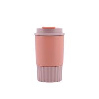 Elegant Solid Color Stainless Steel Silica Gel Thermos Cup sku image 2