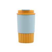 Elegant Solid Color Stainless Steel Silica Gel Thermos Cup sku image 3