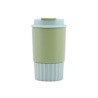 Elegant Solid Color Stainless Steel Silica Gel Thermos Cup sku image 7