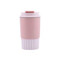 Elegant Solid Color Stainless Steel Silica Gel Thermos Cup sku image 4
