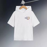 Décontractée Des Sports Lettre Couleur Unie Polyester T-shirts & Chemises main image 1