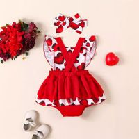 Cute Heart Shape Polyester Jumpsuits main image 2