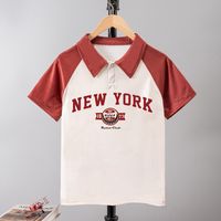 Casual Letter Patchwork T-shirts & Shirts main image 1