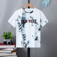 Einfacher Stil Brief Polyester T-Shirts & Hemden sku image 2