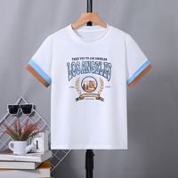 Einfacher Stil Brief Polyester T-Shirts & Hemden sku image 2