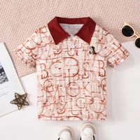 Casual Letter Polyester T-shirts & Shirts main image 1