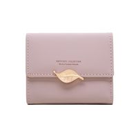Women's Solid Color Pu Leather Buckle Wallets sku image 14