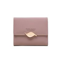 Women's Solid Color Pu Leather Buckle Wallets sku image 19