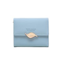 Women's Solid Color Pu Leather Buckle Wallets sku image 15