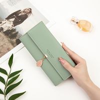 Women's Solid Color Pu Leather Buckle Wallets sku image 31