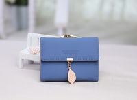 Women's Solid Color Pu Leather Buckle Wallets sku image 10
