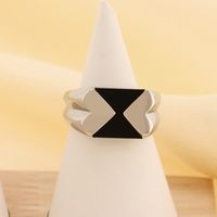Basic Simple Style Classic Style Triangle Round 304 Stainless Steel 18K Gold Plated Rings In Bulk main image 9