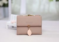 Women's Solid Color Pu Leather Buckle Wallets sku image 12