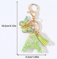 Modern Style Simple Style Commute Sequins Alloy Resin Epoxy Bag Pendant Keychain main image 2