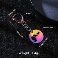 Basic Modern Style Classic Style Human 201 Stainless Steel Alloy Plating Mother'S Day Bag Pendant Keychain main image 8