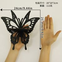 Cute Pastoral Butterfly Wood Ornaments Artificial Decorations sku image 5
