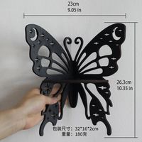 Cute Pastoral Butterfly Wood Ornaments Artificial Decorations sku image 3