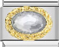 1 Piece Stainless Steel Rhinestones Inlay Polished Beads sku image 6