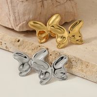 1 Pair Basic Modern Style Classic Style Butterfly 316 Stainless Steel  Ear Studs main image 1