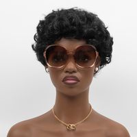 Style Simple Commuer Couleur Unie Ca Cadre Rond Plein Cadre Femmes De Lunettes De Soleil main image 6