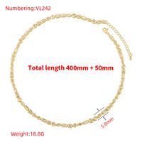 Copper 18K Gold Plated Elegant Luxurious Shiny Plating Inlay Irregular Round Zircon Bracelets Necklace main image 4