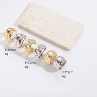 Copper 14K Gold Plated Vintage Style Simple Style Commute Plating Rhombus Open Rings main image 2