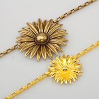 Lässig Elegant Vintage-Stil Chrysantheme Vergoldet Legierung Kupfer Großhandel Hüftkette main image 9